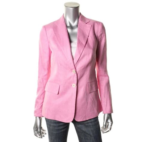 ralph lauren jacket pink|ralph lauren ladies pink blazer.